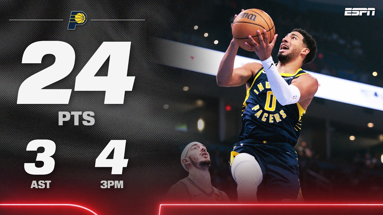 HALI RETURNS TO OKC 😤 Tyrese Haliburton puts on a SHOW in preseason 🤩 | NBA on ESPN